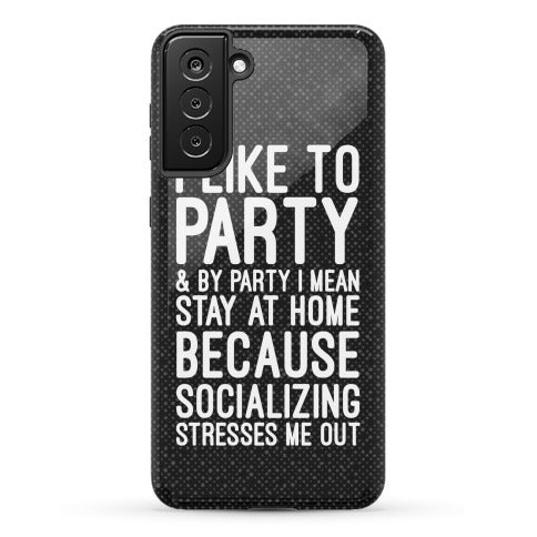 Socializing Stresses Me Out Phone Case